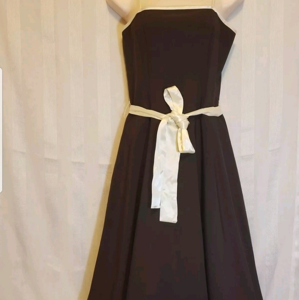 Dress with clear Straps